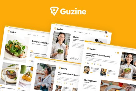 Guzine: Adsense Ready Magazine 1.2.1 WordPress Theme