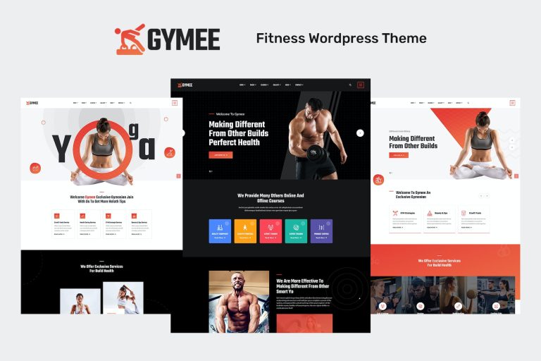 Gymee – Fitness .0 WordPress Theme