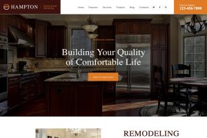 Hampton – Home Design and House Renovation WordPress Theme