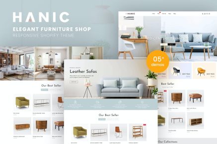 Hanic - Elegant Furniture Shop For Shopify Theme