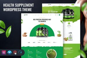 Purefit – Health Supplement WordPress Theme