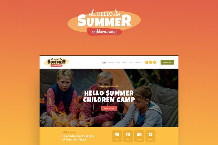 Hello Summer WordPress Theme