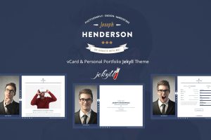 Henderson – vCard & Personal Portfolio Hugo Theme