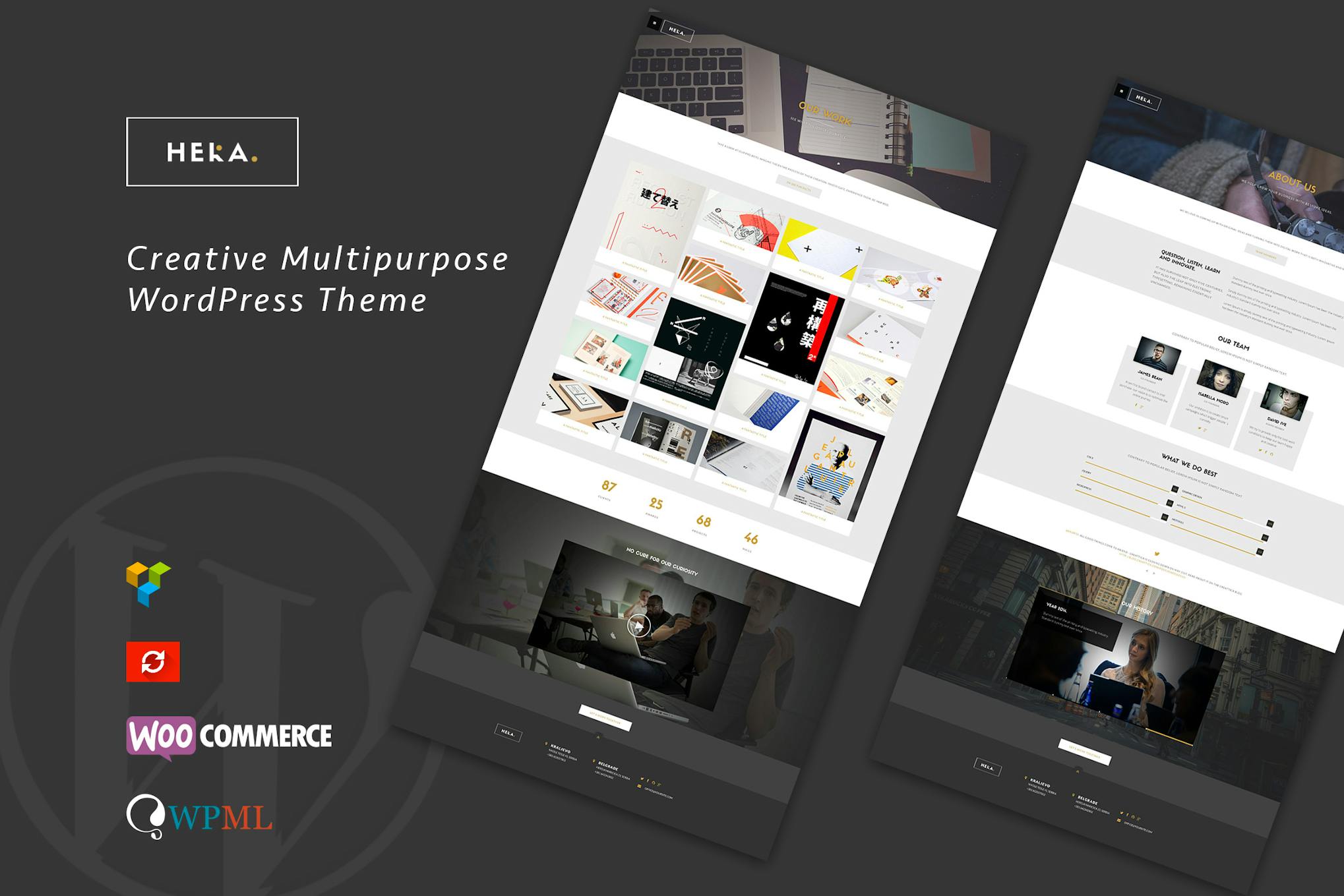 Hera- Creative Multipurpose 2.7.2 WordPress Theme