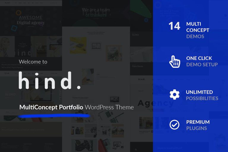 Hind – Multi-Concept Portfolio & Photography theme