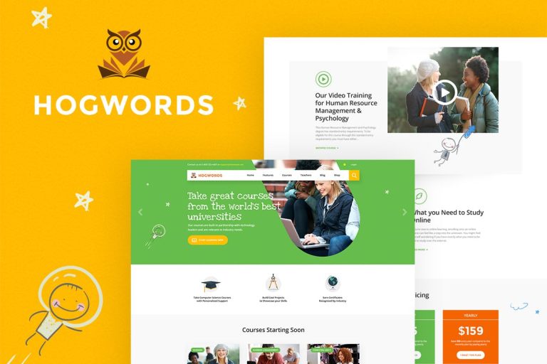 Hogwords – Education Center WordPress Theme