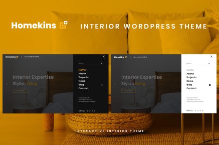 Homekins- Interior 1.0 WordPress Theme