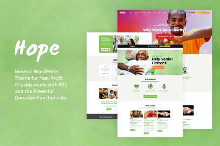 Hope- Non-Profit, Charity & Donations 3.0.0 WordPress Theme