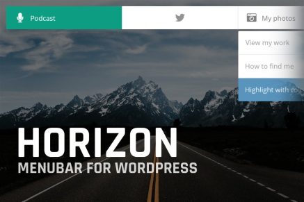 Horizon: Menubar for WordPress 3.2