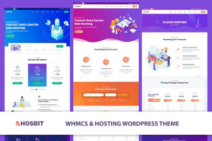 Hosbit- WHMCS & Hosting 1.0 WordPress Theme