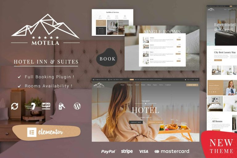 Motela – Hotel Inn Booking Theme