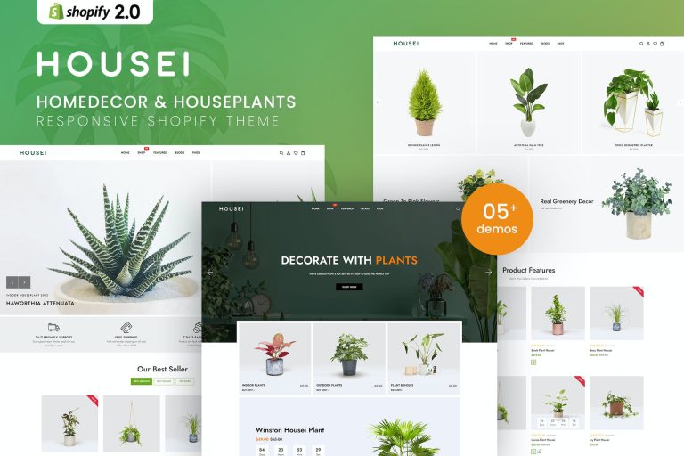 Housei – Homedecor & Houseplants Shopify Theme