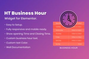 HT Business Hour Widget for Elementor