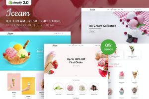 Iceam – Ice Cream Shop Shopify Theme