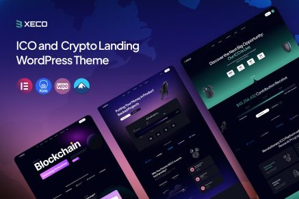 ICO & Crypto Landing 1.1 WordPress Theme
