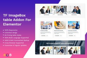Image Box addon – widget for Elementor