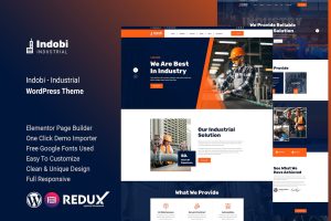 Indobi – Industrial WordPress Theme