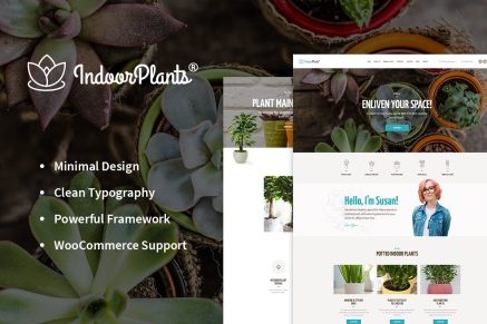 Indoor Plants- Houseplants store & Gardening 1.2.6 WordPress Theme