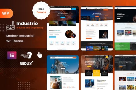 Industrial - Industry & Factory WordPress 1.0