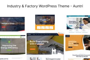 Industry & Factory WordPress Theme – Auntri