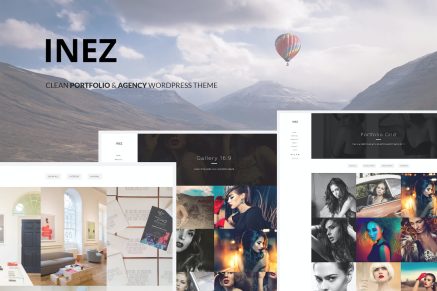 Inez- Clean Portfolio & Agency 1.1.6 WordPress Theme