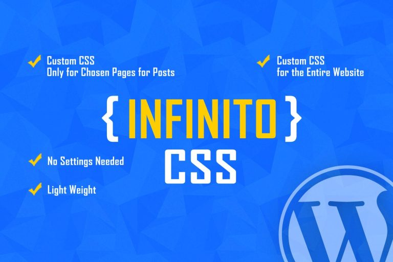 INFINITO – Custom CSS for Chosen Pages and Posts