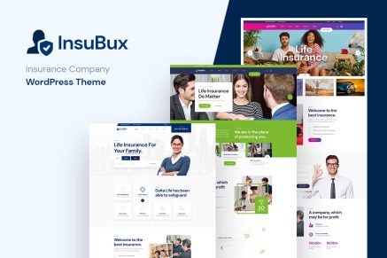 Insubux - Insurance Company 1.0.7 WordPress Theme