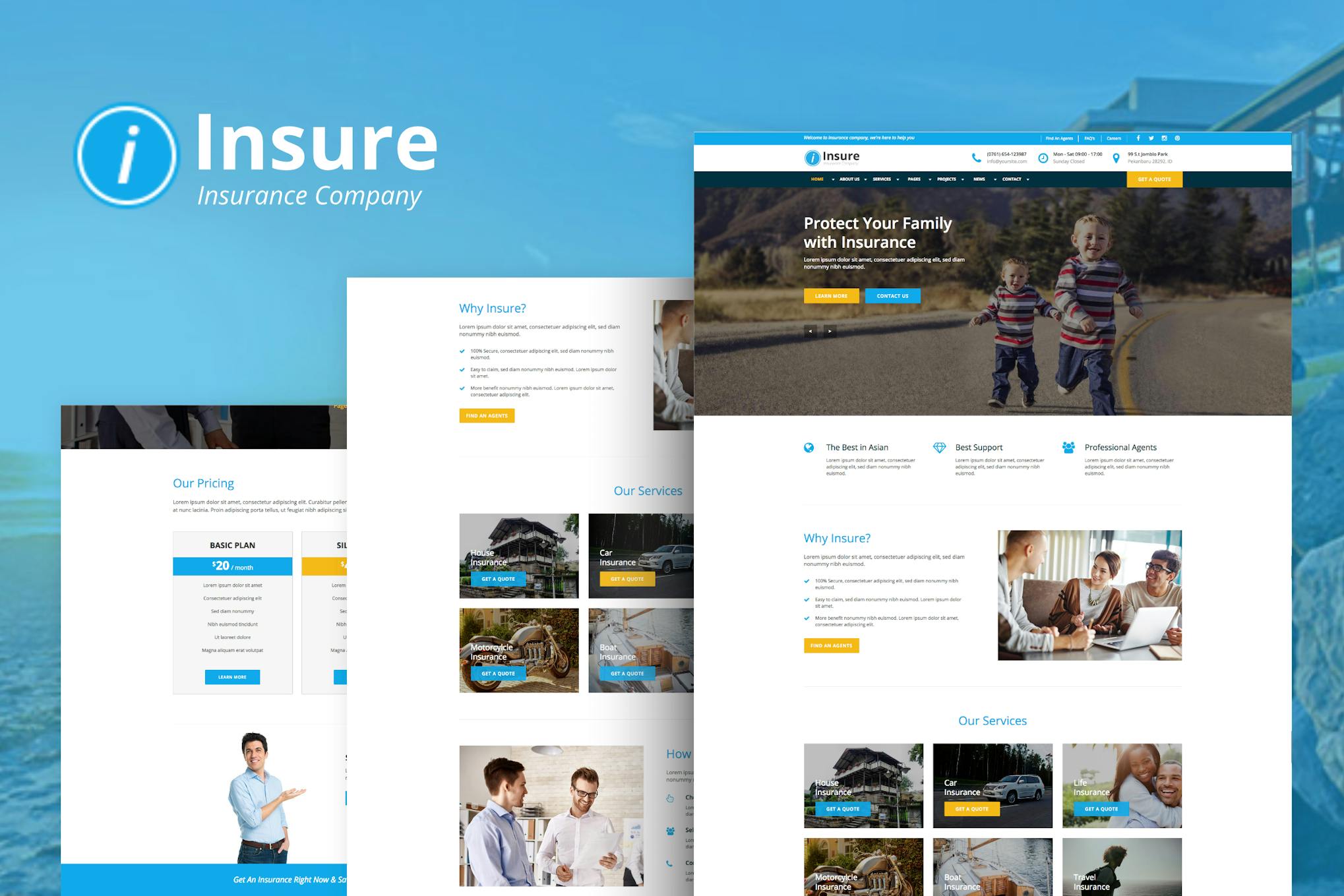 Insure - Insurance & Business HTML Template
