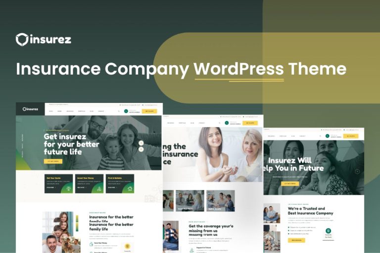 Insurez – Insurance Company WordPress Theme