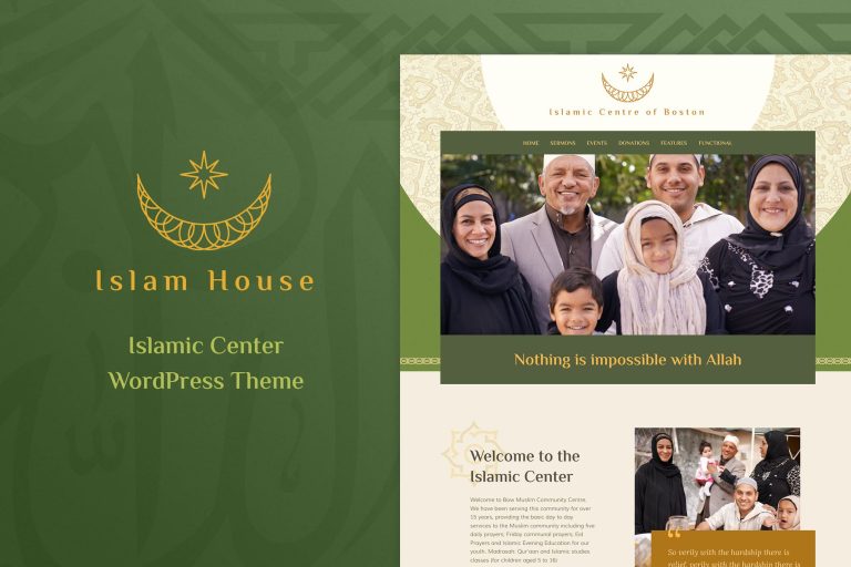 Islam House – Mosque and Religion WordPress Theme