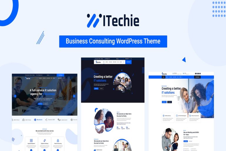 Itechie – IT Solutions and Services Elementor Theme