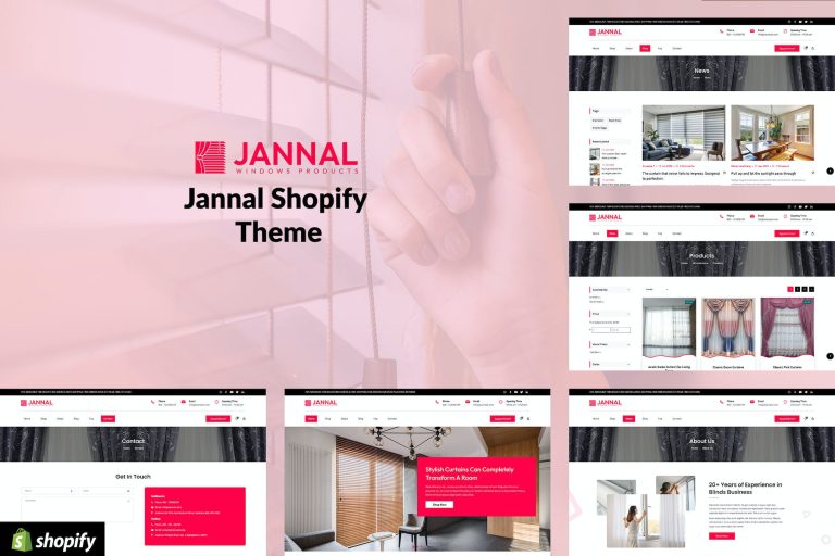 Jannal – Shopify Windows, Curtains & Blinds Store