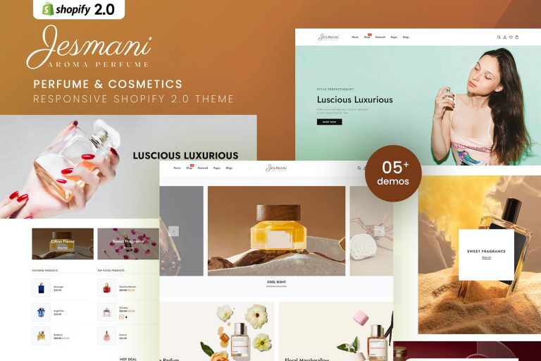 Jesmani – Perfume & Cosmetics Shopify Theme