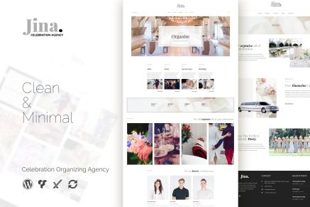 Jina- Celebration Agency 1.6 WordPress Theme