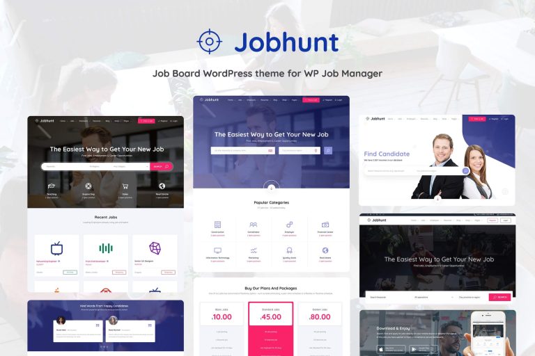Jobhunt – Job Board WordPress Theme