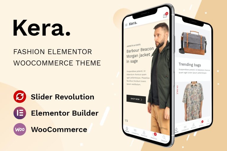 Kera – Fashion Elementor WooCommerce Theme
