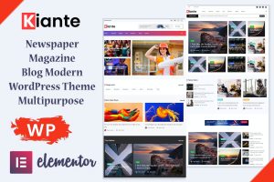 Kiante – Newspaper Magazine Blog Modern Theme