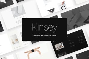Kinsey – Creative AJAX Elementor WordPress Theme