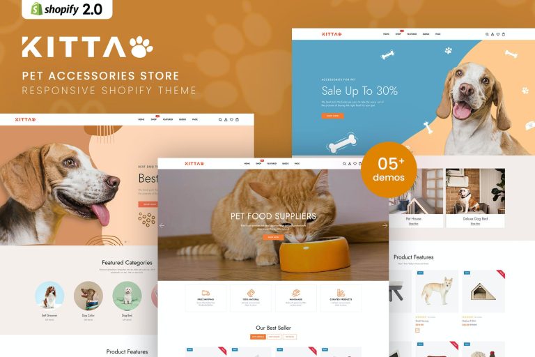 Kitta – Pet Accessories Store Shopify Theme
