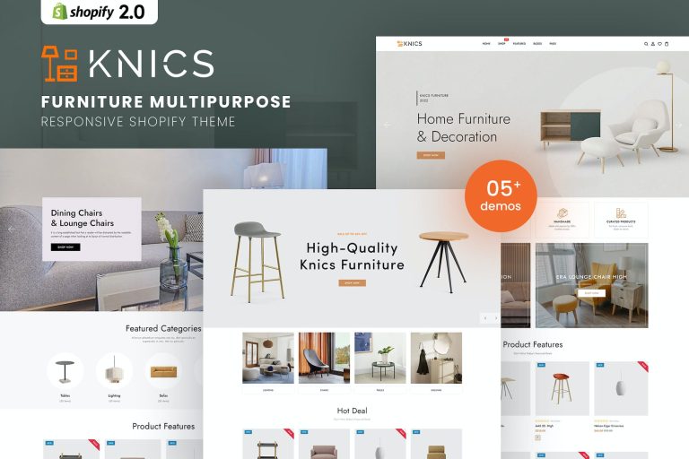 Knics – Furniture Multipurpose Shopify Theme