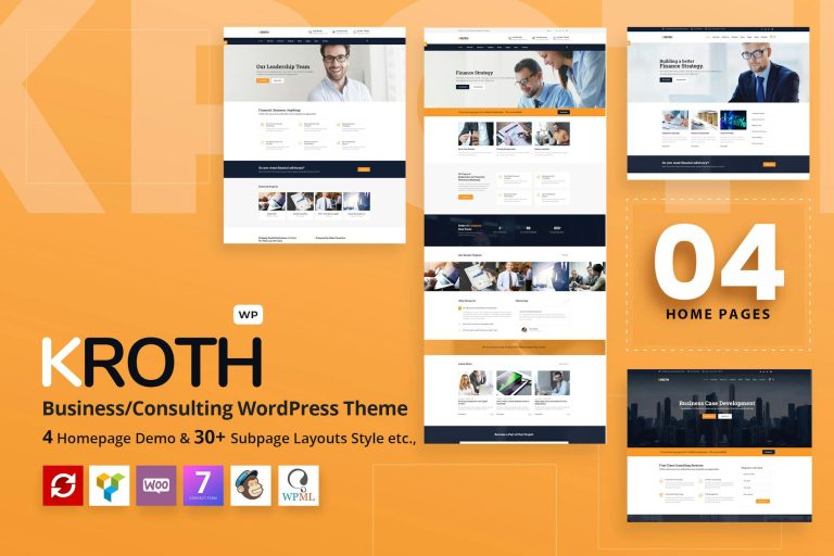Kroth – Business/Consulting WordPress Theme