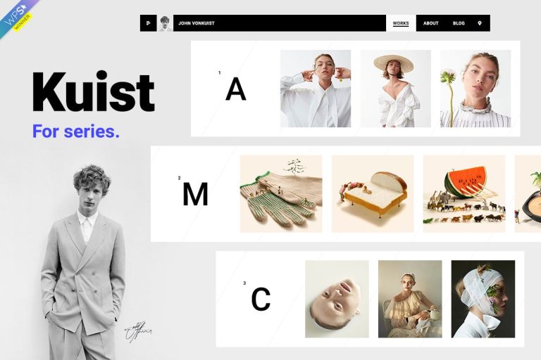 Kuist – Portfolio WordPress Theme for Series