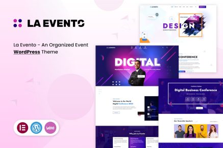La Evento- An Organized Event WordPress Theme