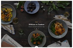 Lambert – Restaurant / Cafe / Pub WordPress Theme