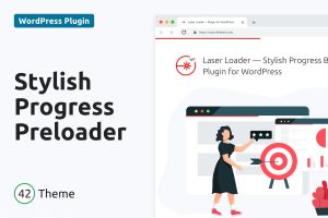 Laser Loader – Stylish Progress Bar Preloader