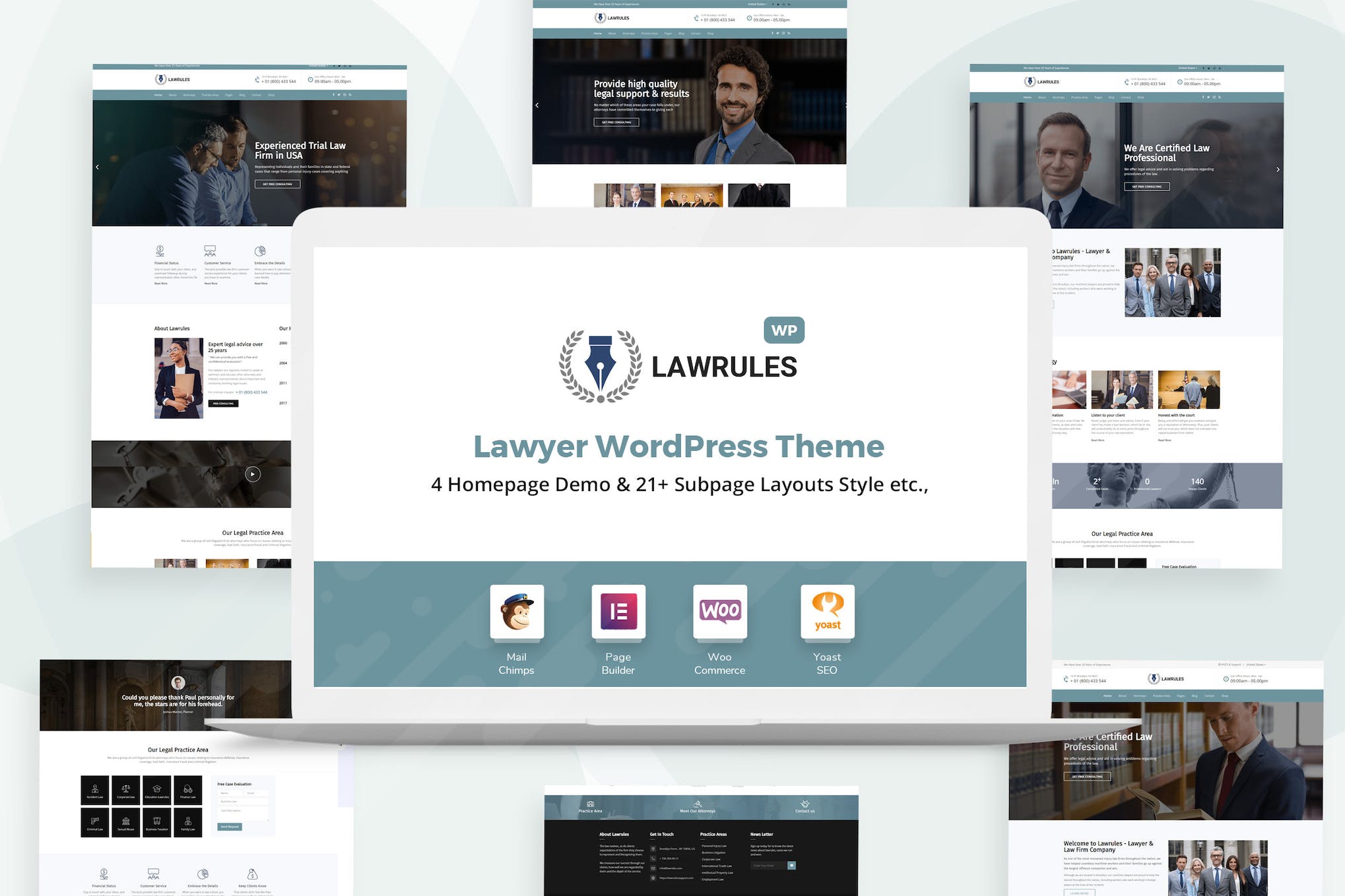 Lawrules- Lawyer 1.5 WordPress Theme