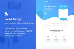 LeadMagic – Lead Generation Unbounce Landing Page