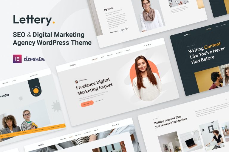 Lettery – Digital Marketing Agency React Template