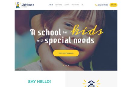 Lighthouse- School for Handicapped Kids 1.2.11 WordPress Theme