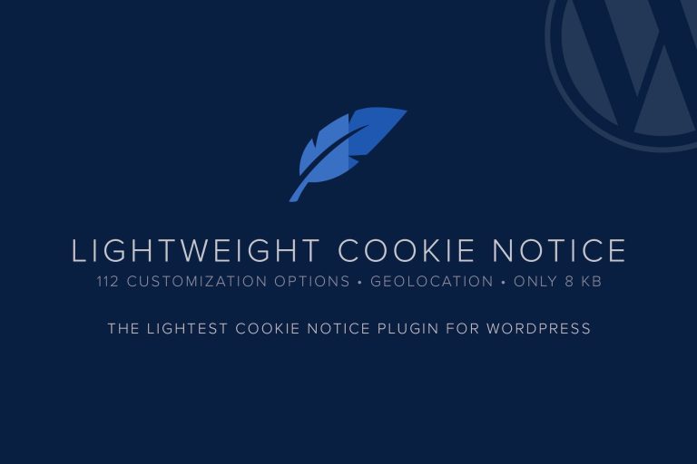 Lightweight Cookie Notice